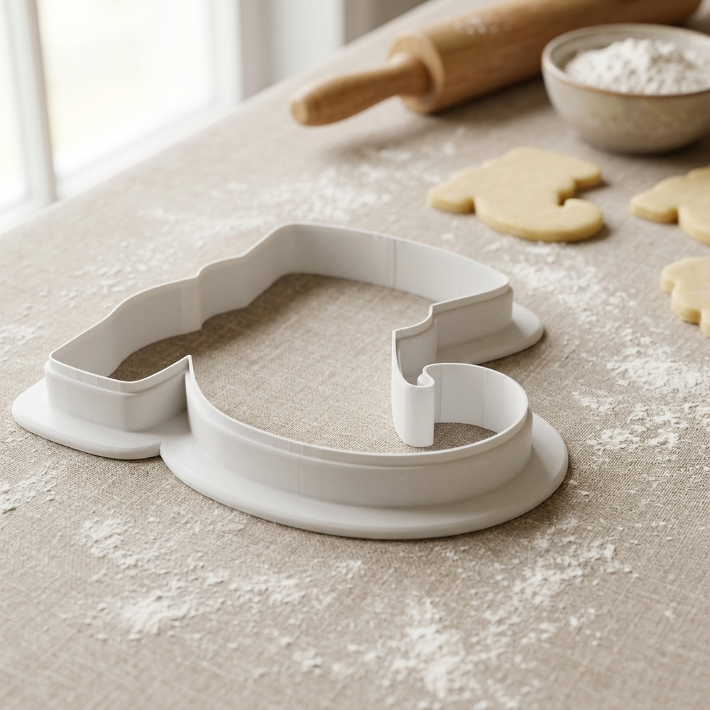 Pumpkin Witch Boot Cookie Cutter, 3D Printed Thanksgiving Cutter