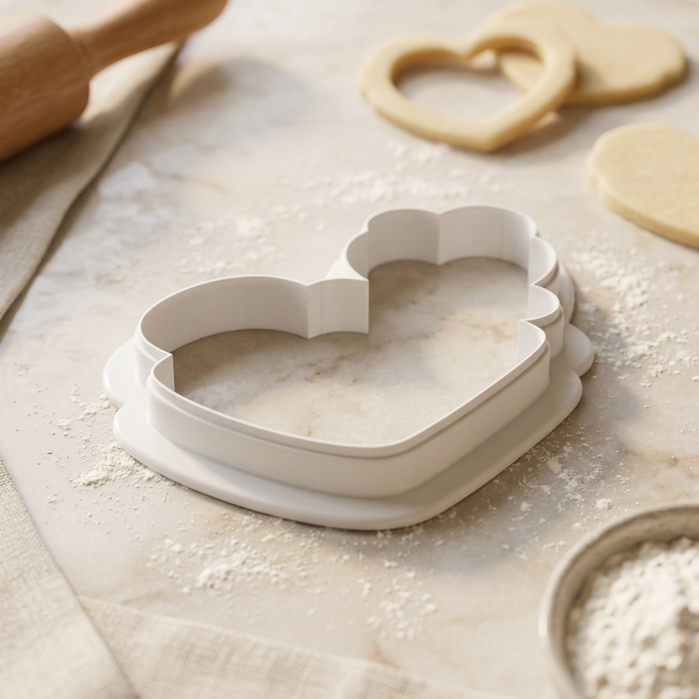 Friendly Ghost Mug Cookie Cutter, 3D Printed Christmas Cutter