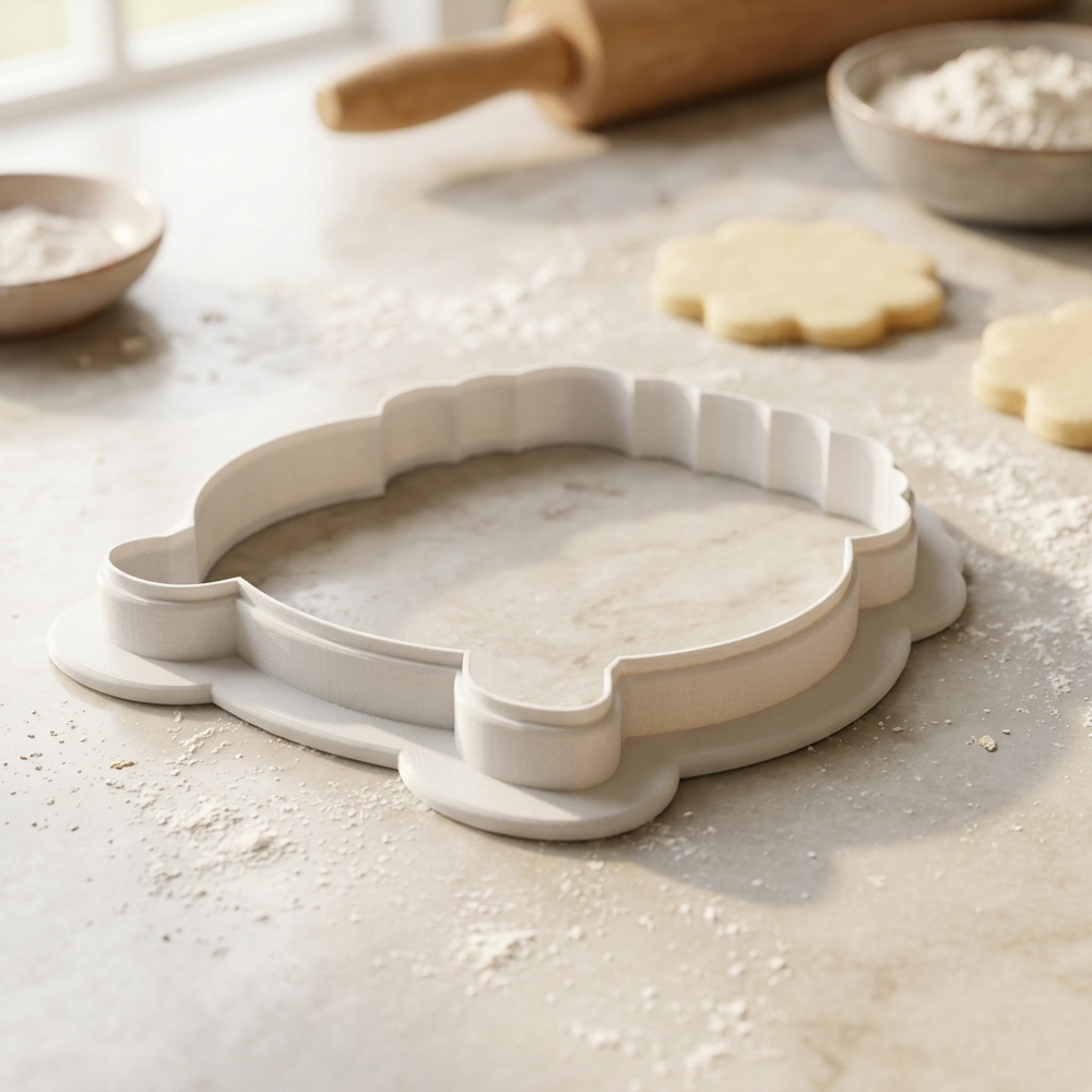 Cauldron Bubble Stars Cookie Cutter, 3D Printed Halloween Cutter