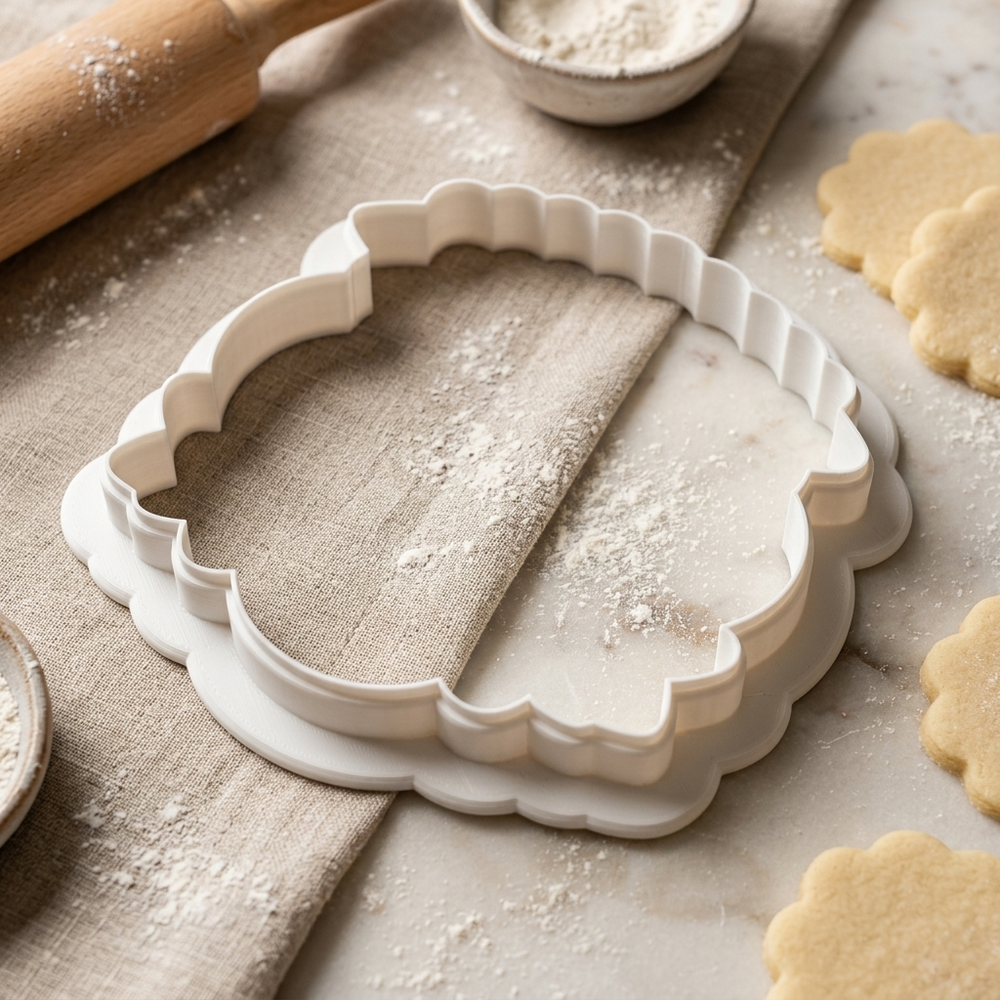 Thankful Banner Plaque Cookie Cutter, 3D Printed Thanksgiving Cutter