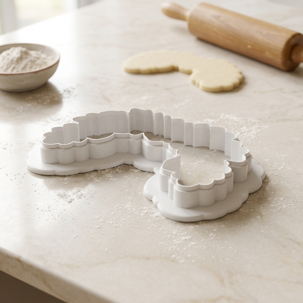 Acorn Garland Cookie Cutter, 3D Printed Thanksgiving Cutter