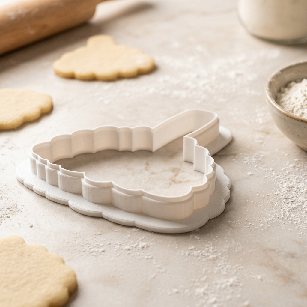 Fall Leaf Rake Cookie Cutter, 3D Printed Thanksgiving Cutter