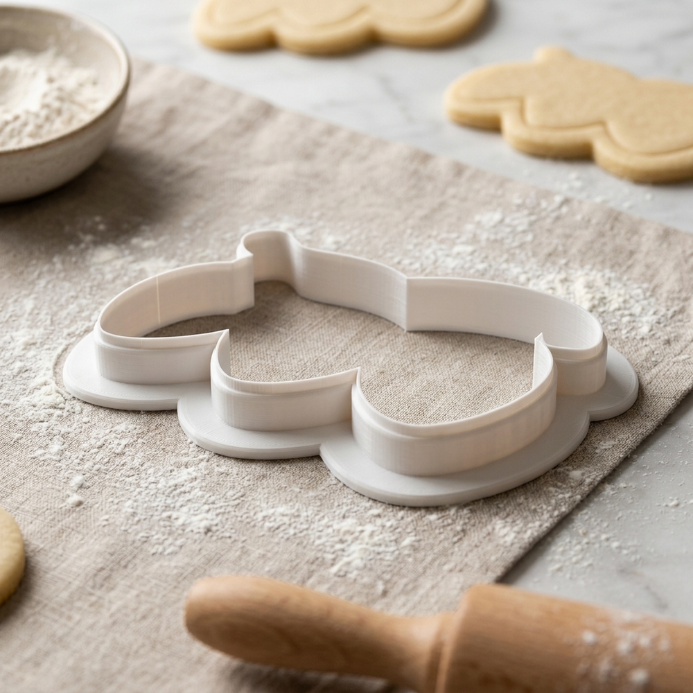 Holiday Light Bulb String Cookie Cutter, 3D Printed South Asian Festival Cutter