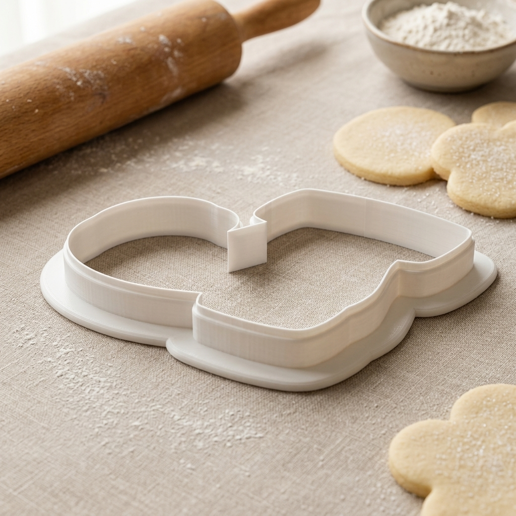 Elf Shoe Bell Cookie Cutter, 3D Printed South Asian Festival Cutter
