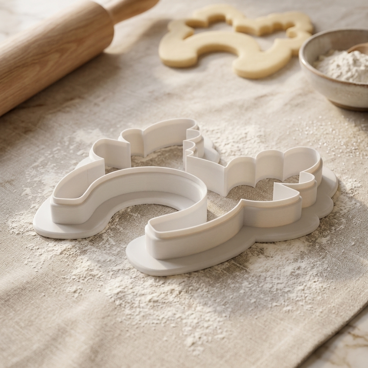 Reindeer Antler Headband Cookie Cutter, 3D Printed South Asian Festival Cutter