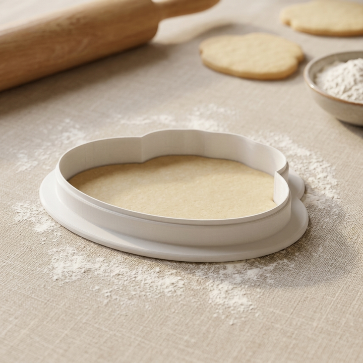 Latke Stack Cookie Cutter, 3D Printed Jewish Holiday Cutter