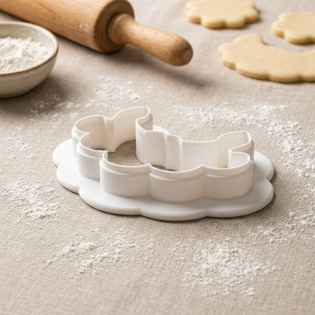 Diya Garland Cookie Cutter, 3D Printed South Asian Festival Cutter