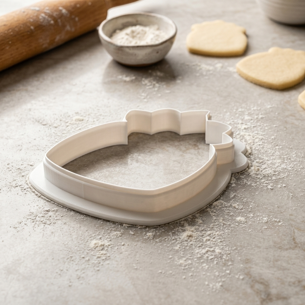 Mother Spa Candle Cookie Cutter, 3D Printed Christmas Cutter