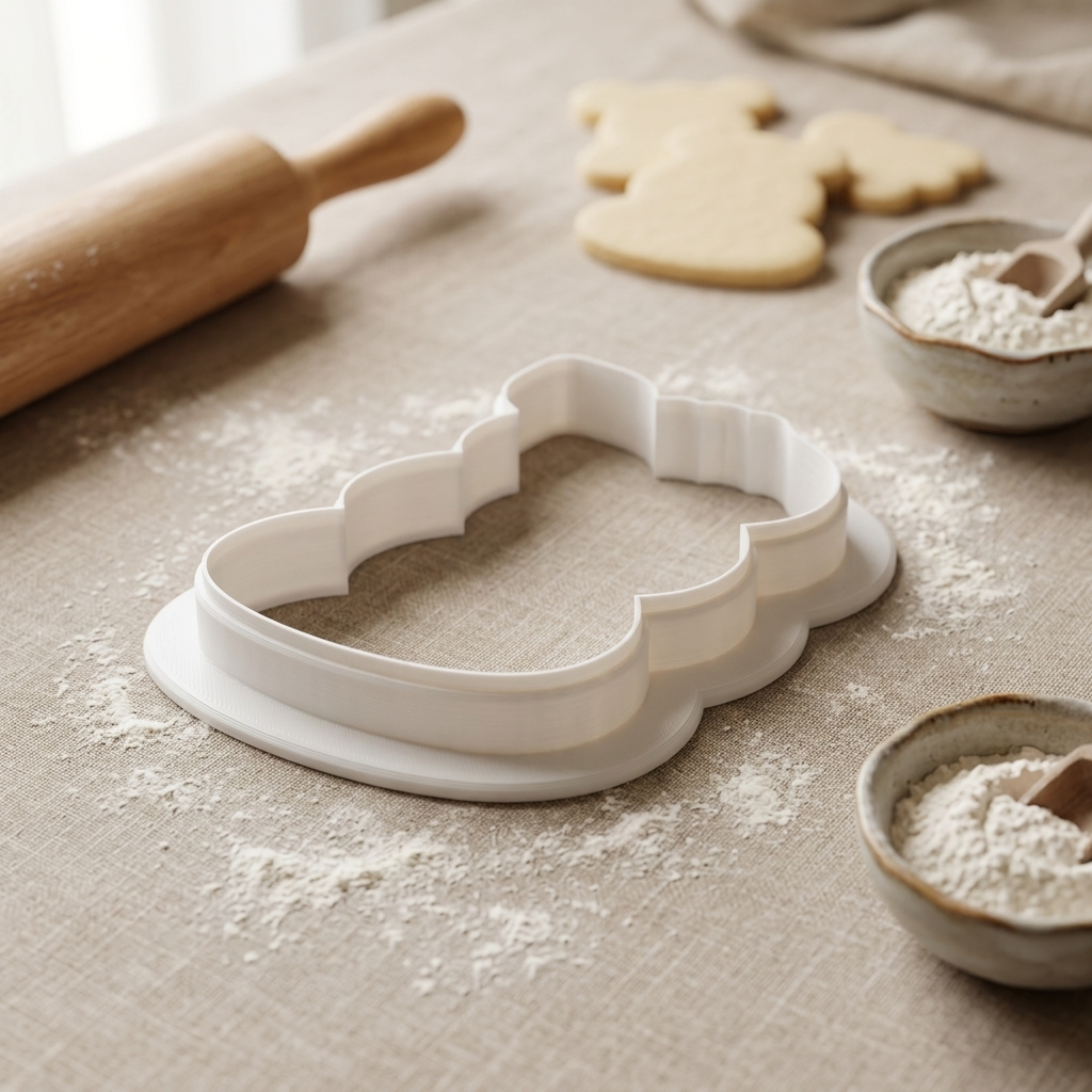 Bao Bun Stack Cookie Cutter, 3D Printed Food Theme Cutter