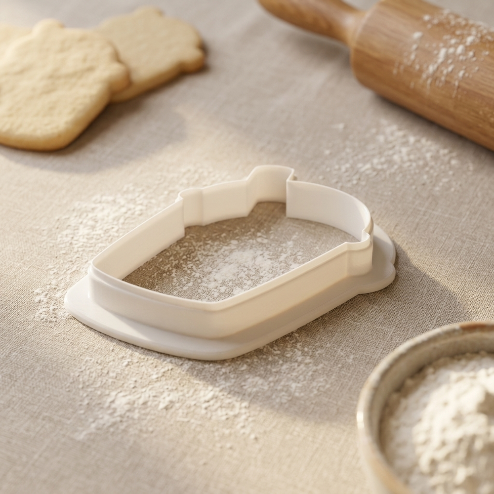 Bubble Tea Heart Cup Cookie Cutter, 3D Printed Birthday Party Cutter