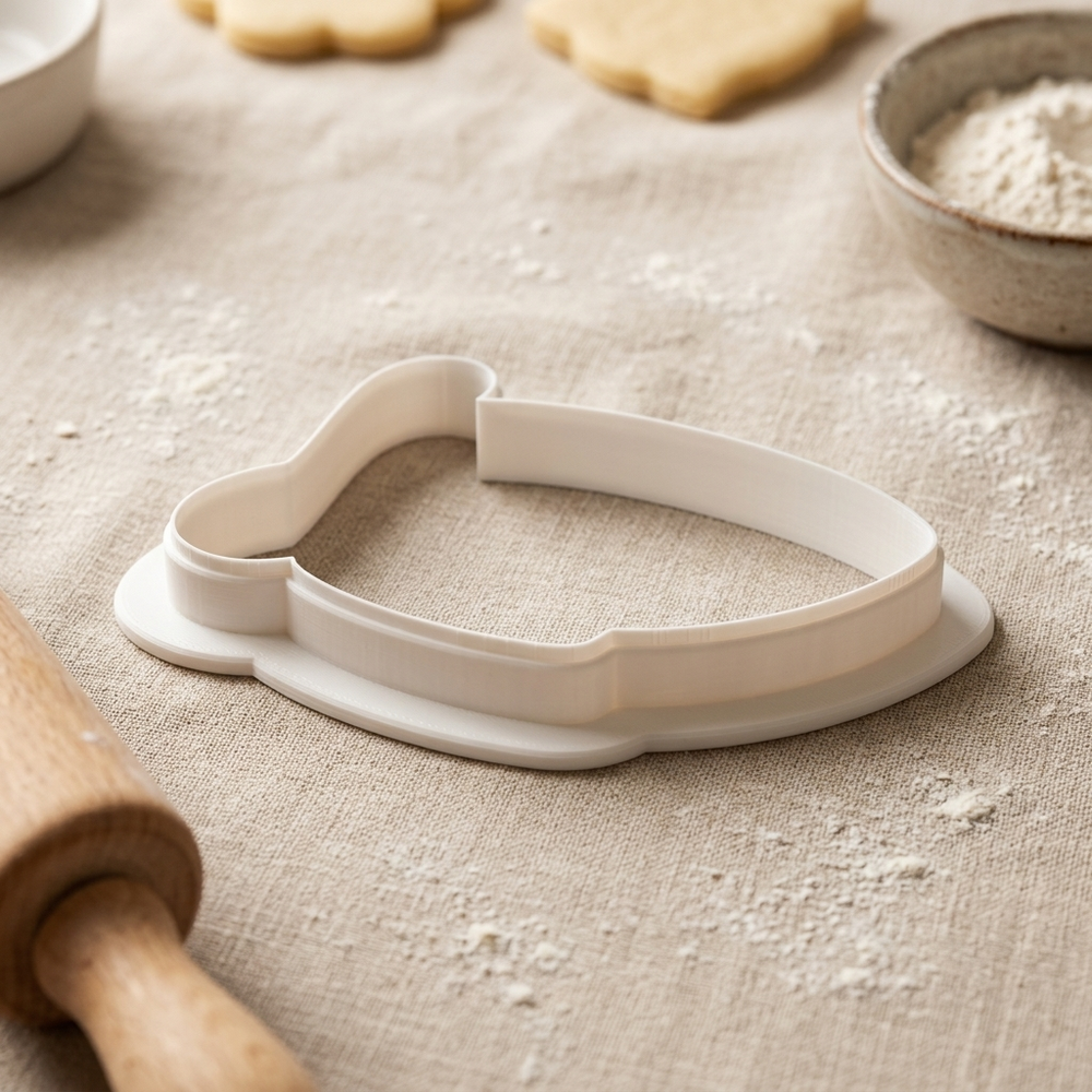 Cereal Bowl Spoon Cookie Cutter, 3D Printed Birthday Party Cutter