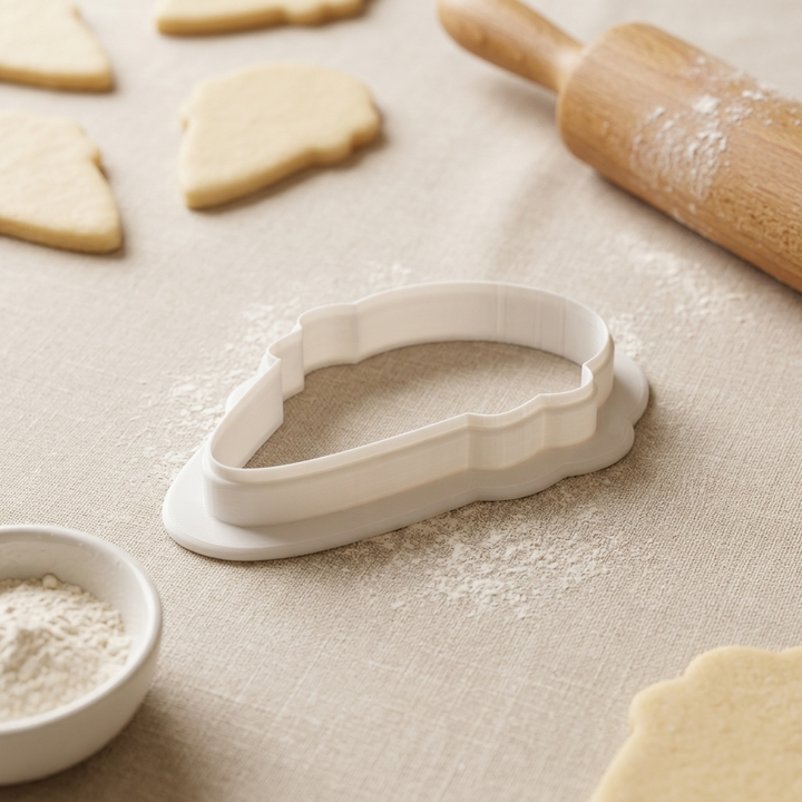Waffle Cone Cookie Cutter, 3D Printed Birthday Party Cutter