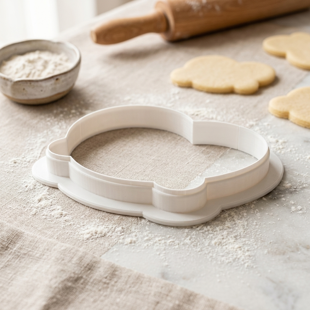 Pretzel Heart Cookie Cutter, 3D Printed Valentine Cutter