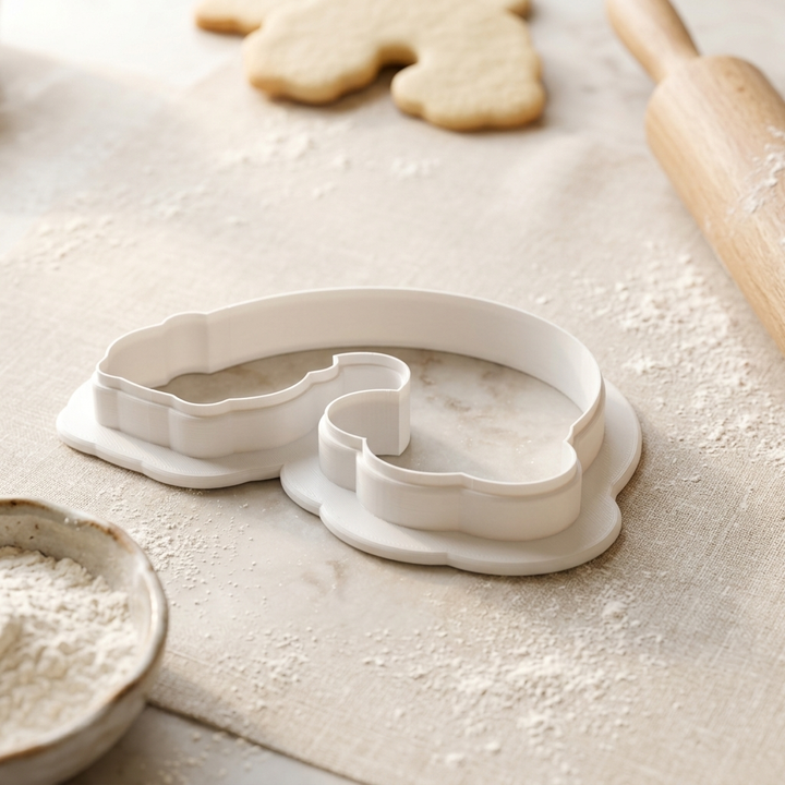Rainbow Pot of Gold Cookie Cutter, 3D Printed St. Patrick&