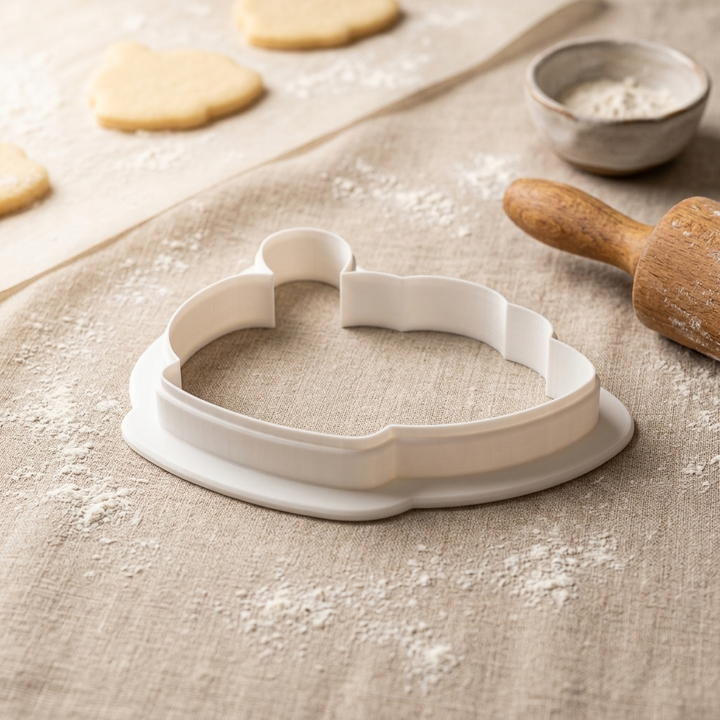 Mini Pancake Cereal Cookie Cutter, 3D Printed Food Theme Cutter