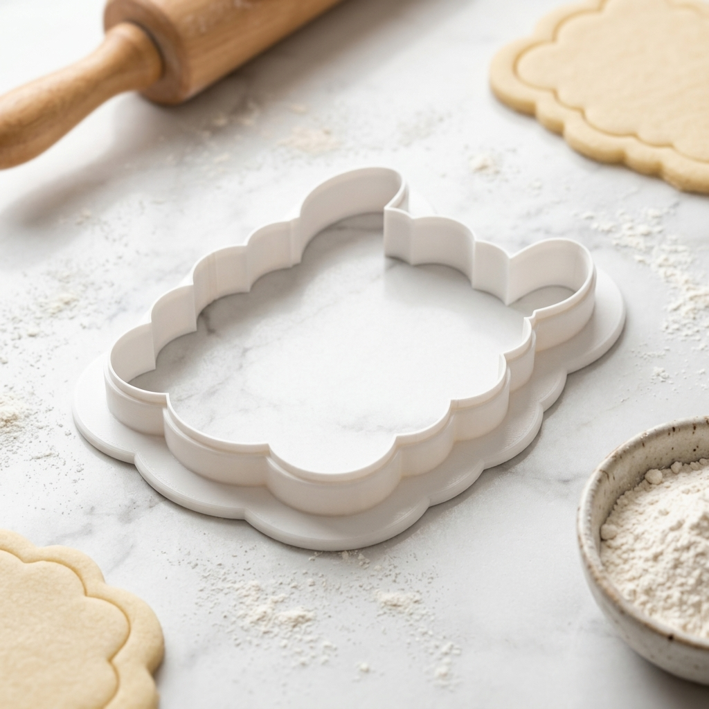 Llama Face Cookie Cutter, 3D Printed Baby Shower Cutter