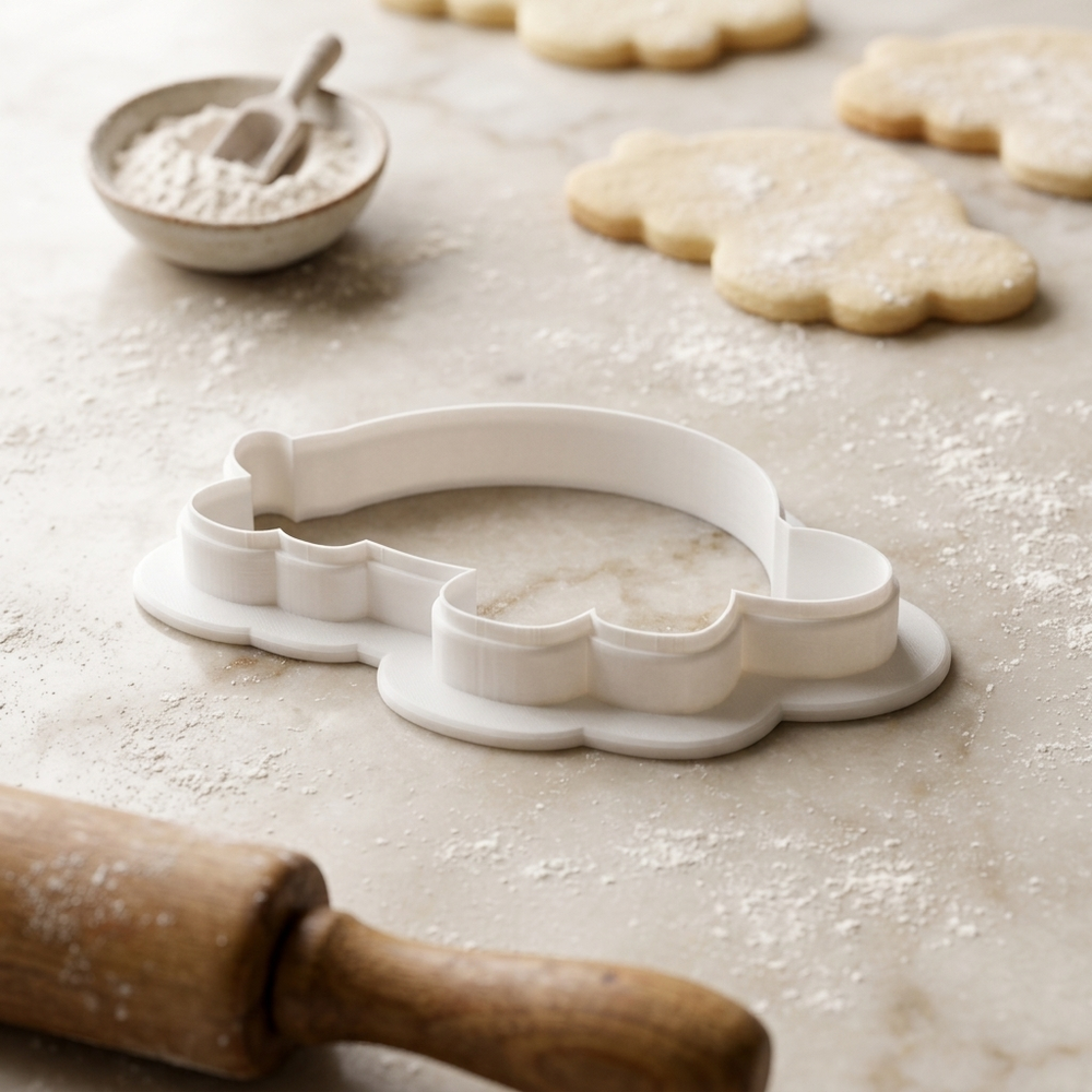 Tortoise Shell Cookie Cutter, 3D Printed Birthday Party Cutter