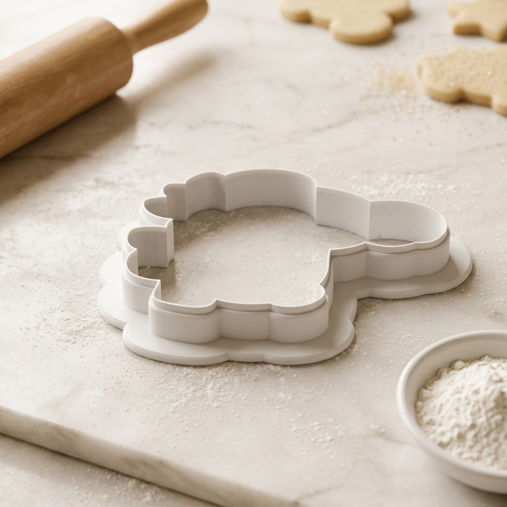 Koala Eucalyptus Cookie Cutter, 3D Printed Baby Shower Cutter