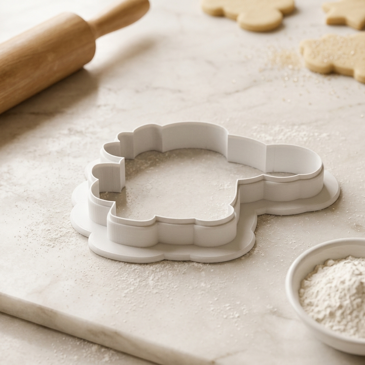 Koala Eucalyptus Cookie Cutter, 3D Printed Baby Shower Cutter