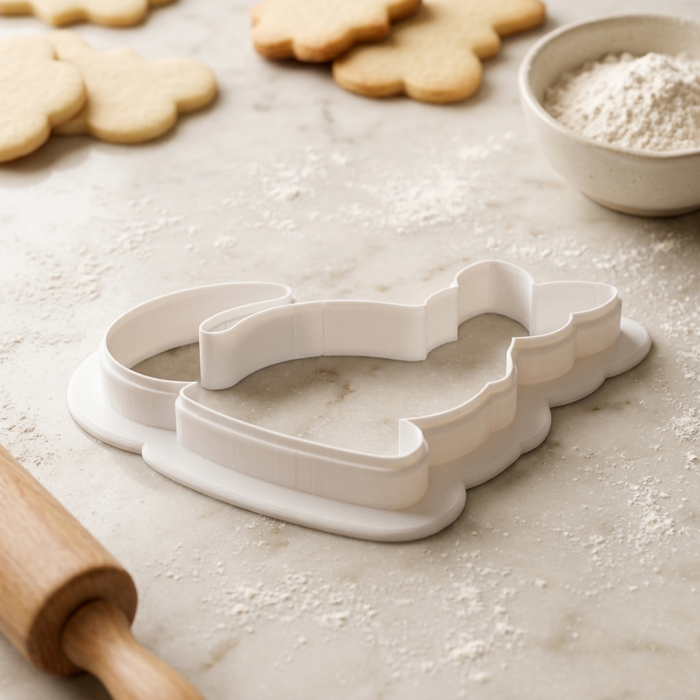 Kangaroo Joey Cookie Cutter, 3D Printed Baby Shower Cutter
