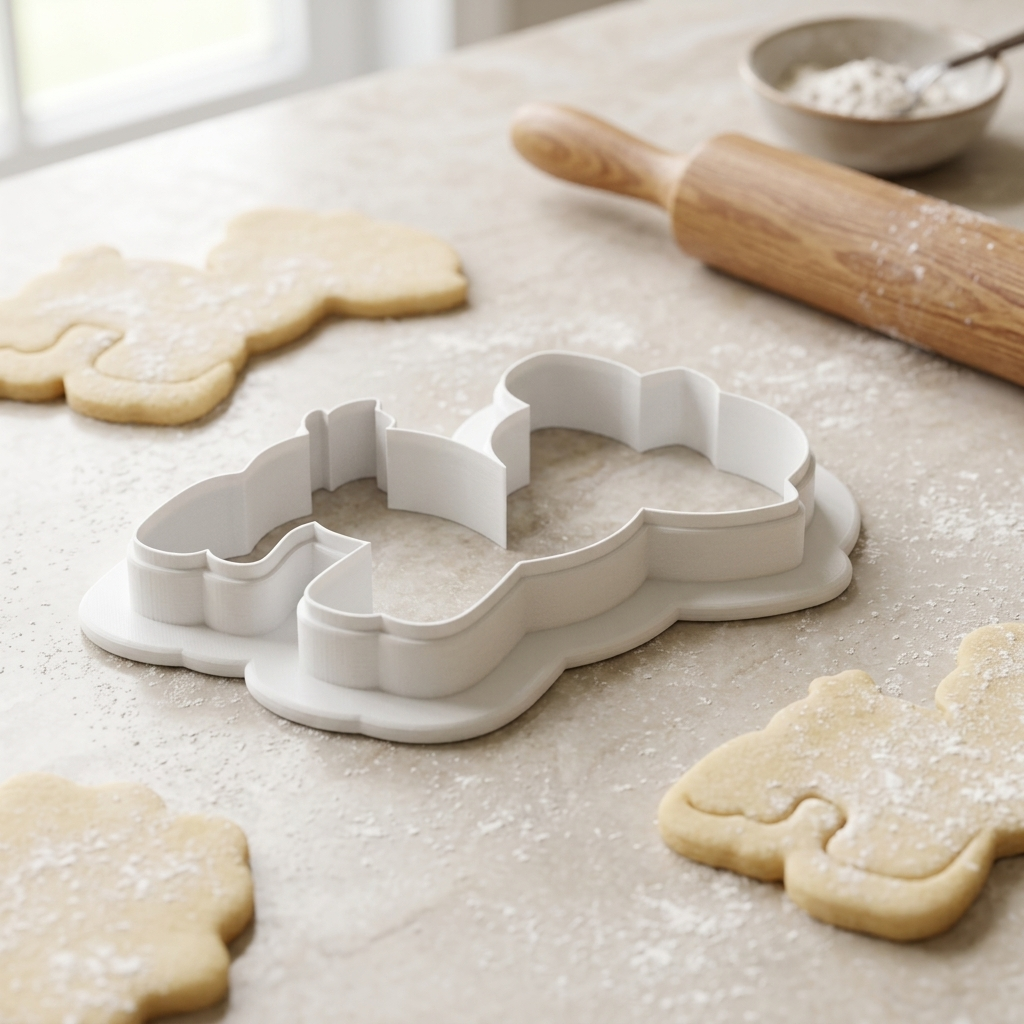 Deer Fawn Cookie Cutter, 3D Printed Baby Shower Cutter