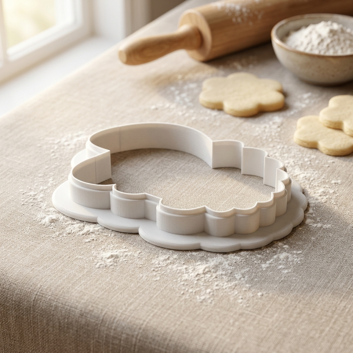 Hedgehog Mushroom Cookie Cutter, 3D Printed Thanksgiving Cutter