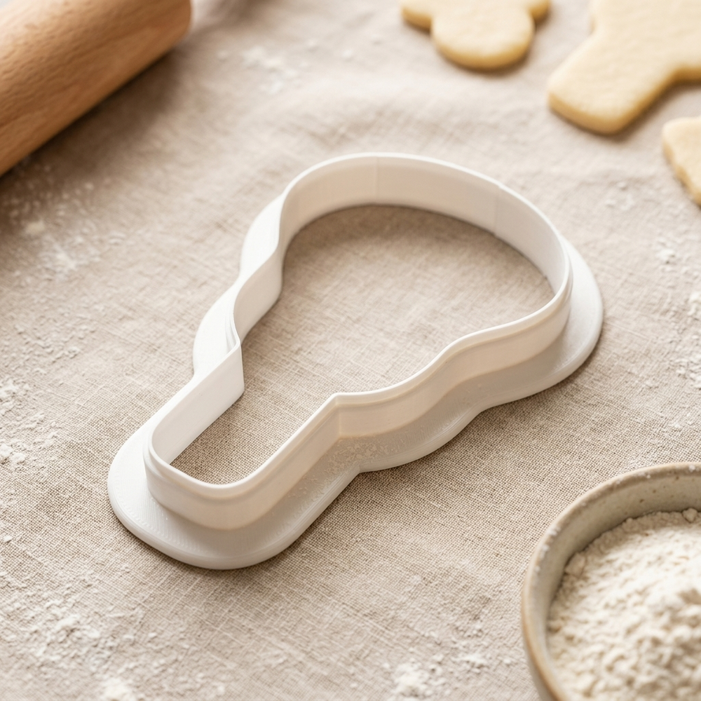 Lacrosse Stick Ball Cookie Cutter, 3D Printed Birthday Party Cutter