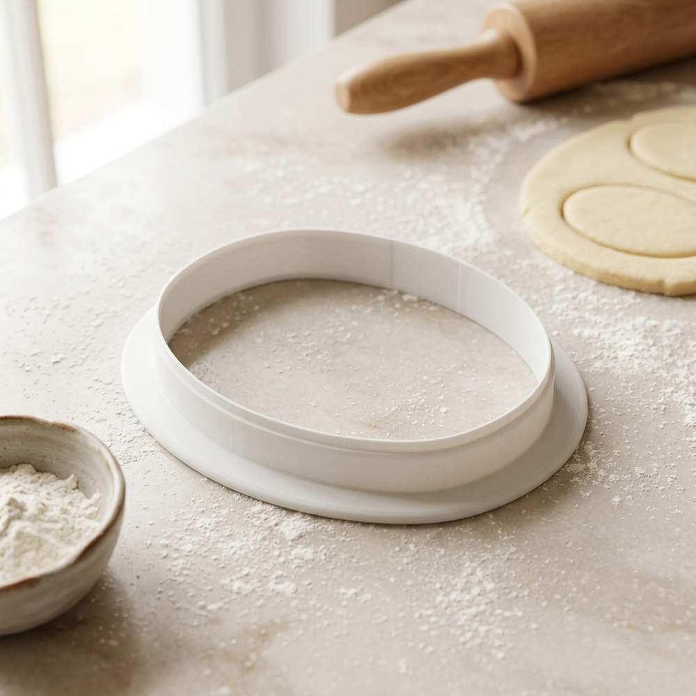 Rugby Ball Cookie Cutter, 3D Printed Birthday Party Cutter