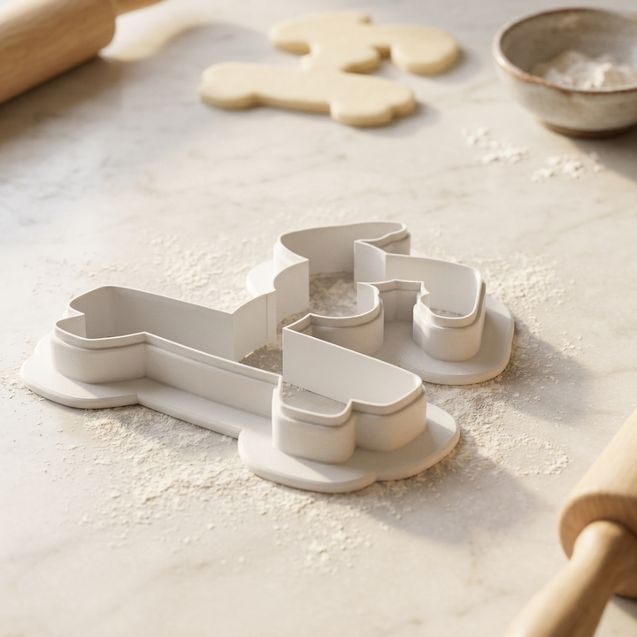 Gymnast Balance Beam Cookie Cutter, 3D Printed Birthday Party Cutter