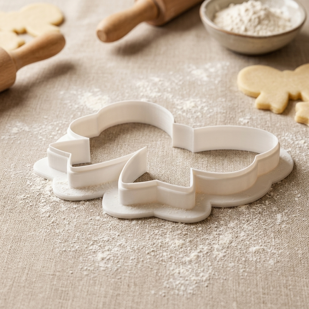 Cheer Bow Cookie Cutter, 3D Printed Birthday Party Cutter