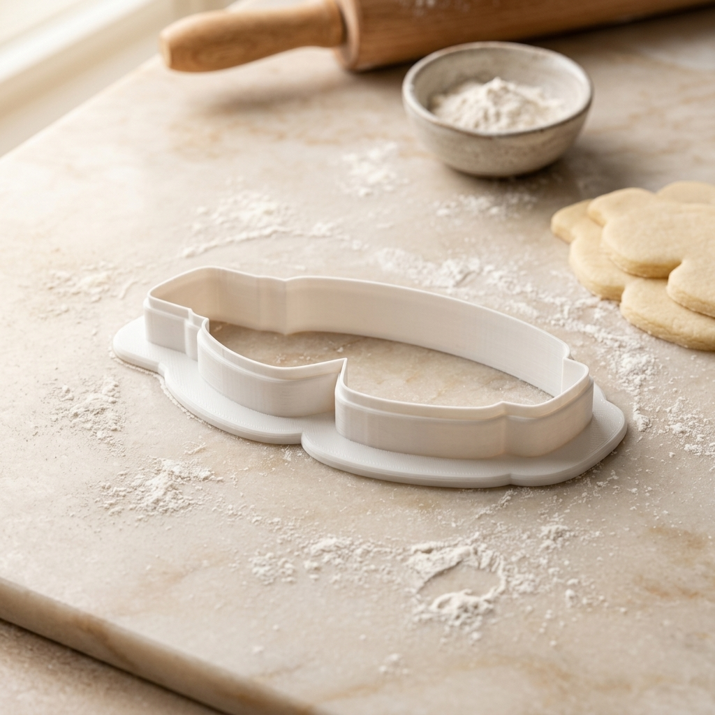 Snowboard Goggles Cookie Cutter, 3D Printed Christmas Cutter