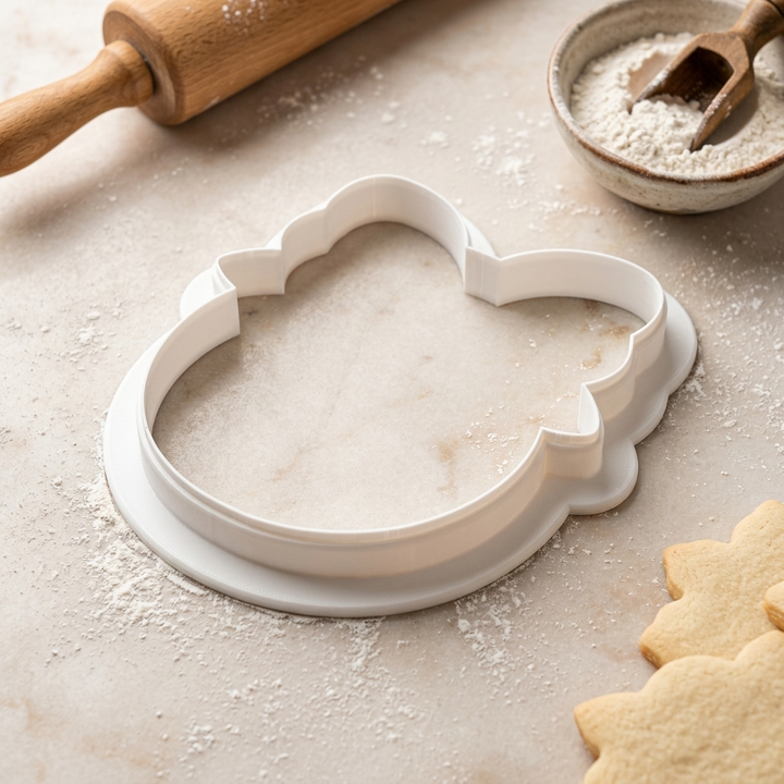 Softball Bow Cookie Cutter, 3D Printed Birthday Party Cutter