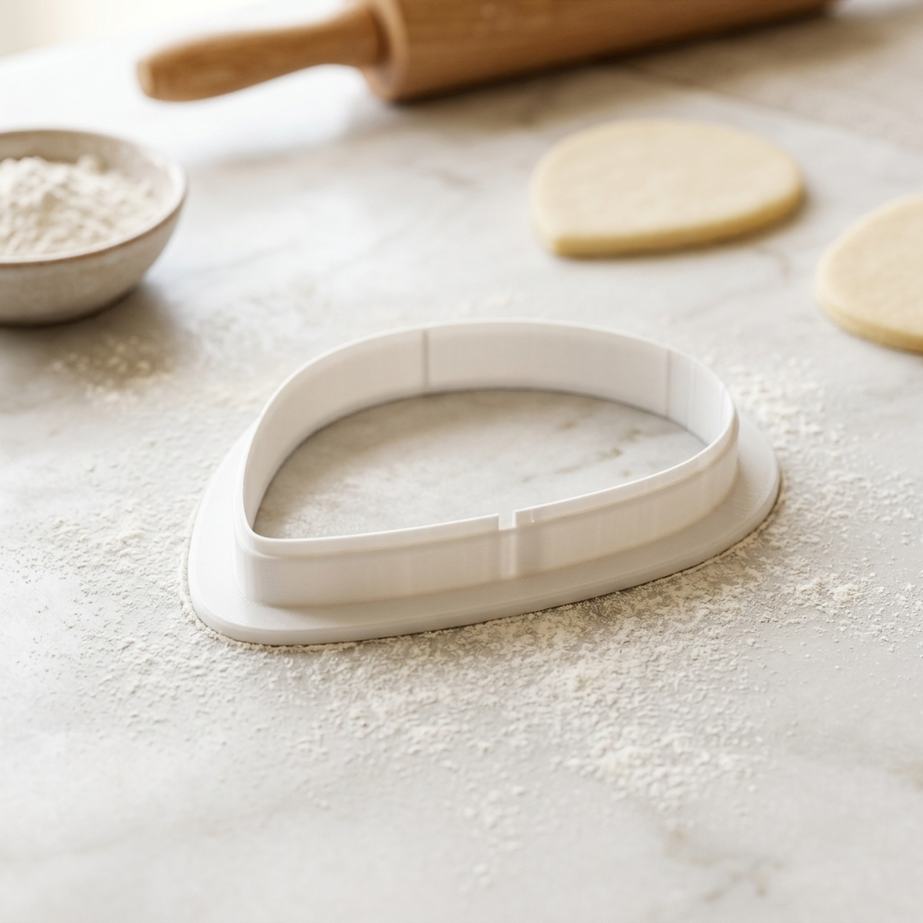Map Pin Heart Cookie Cutter, 3D Printed Work Theme Cutter
