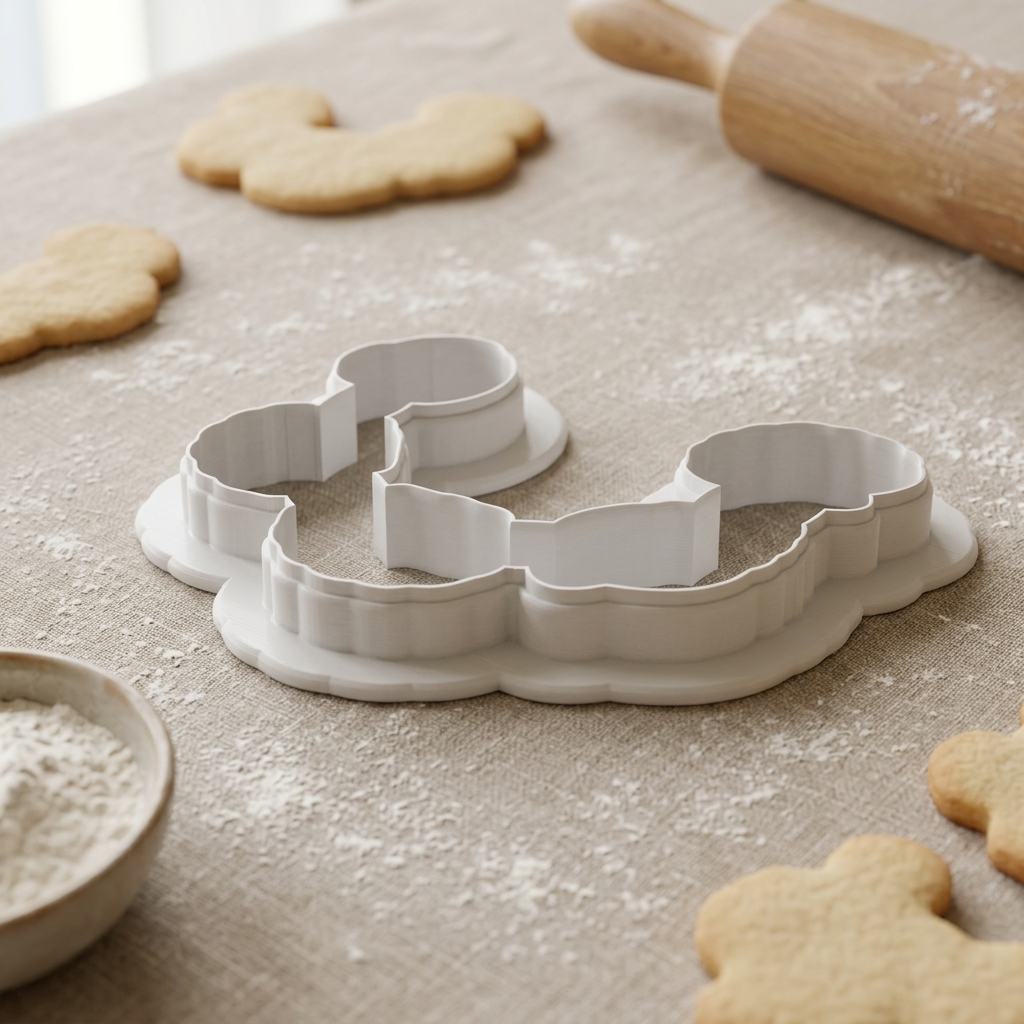 Seashell Garland Cookie Cutter, 3D Printed Wedding Cutter