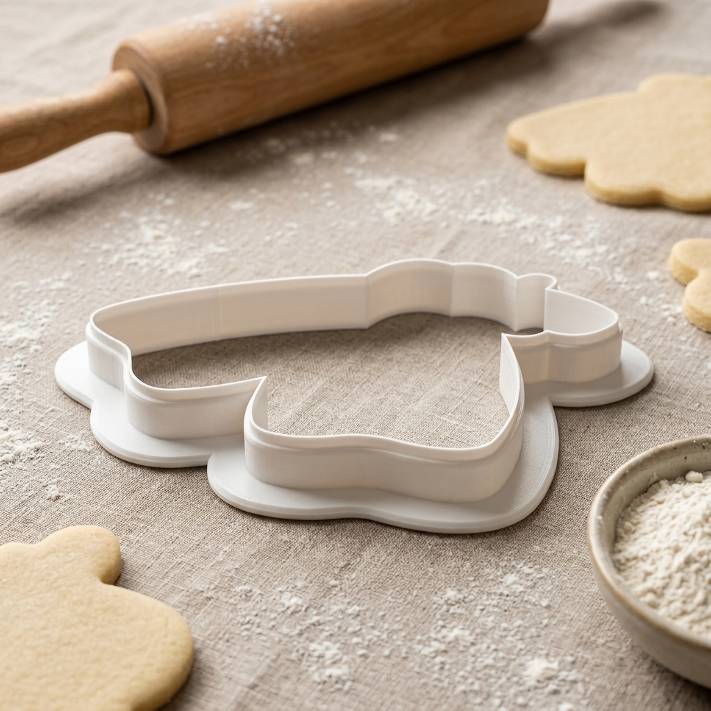 Snorkel Fins Cookie Cutter, 3D Printed Travel Theme Cutter