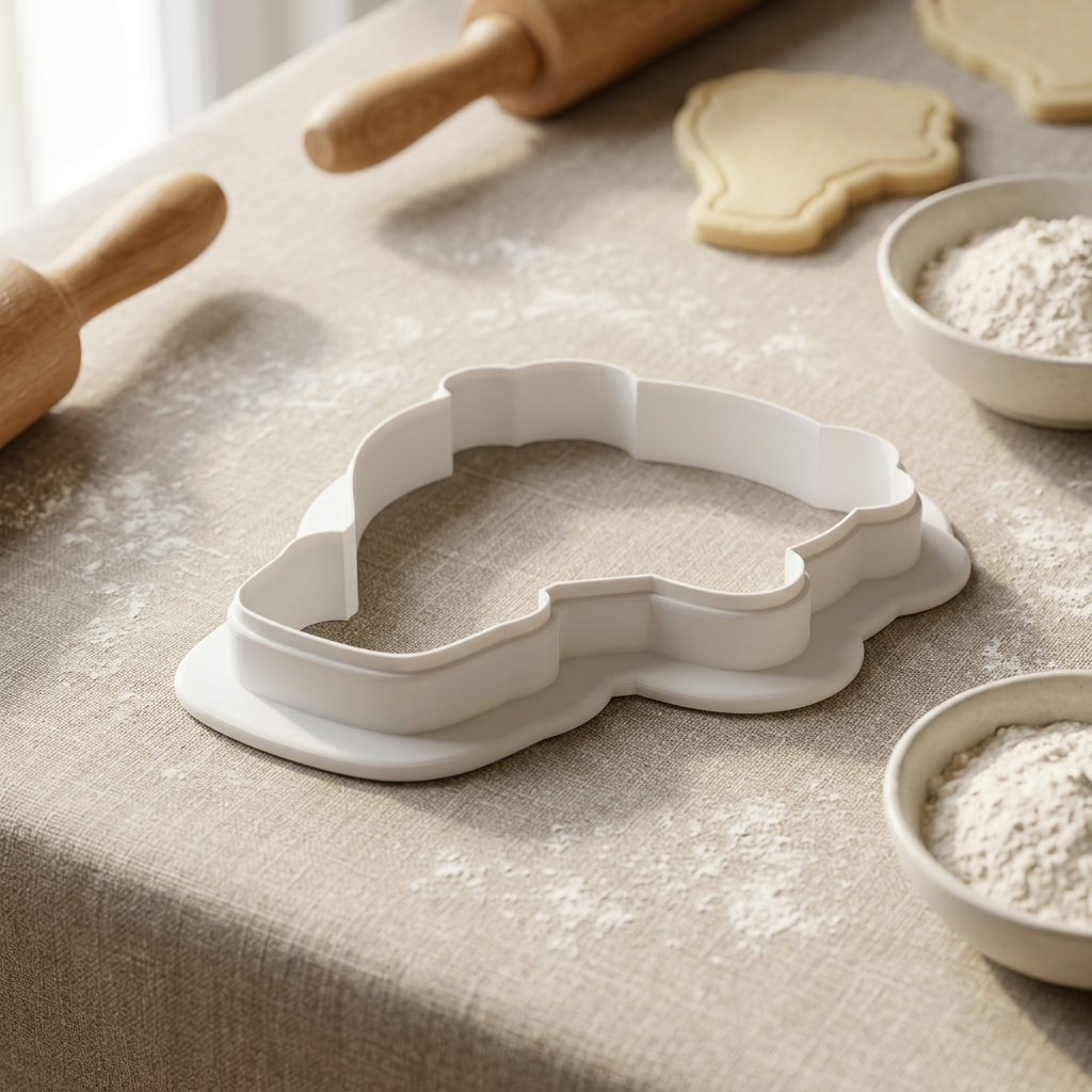Hot Air Balloon Basket Cookie Cutter, 3D Printed Baby Shower Cutter
