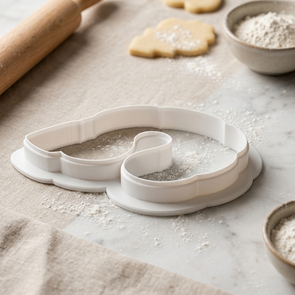 Travel Neck Pillow Cookie Cutter, 3D Printed Travel Theme Cutter