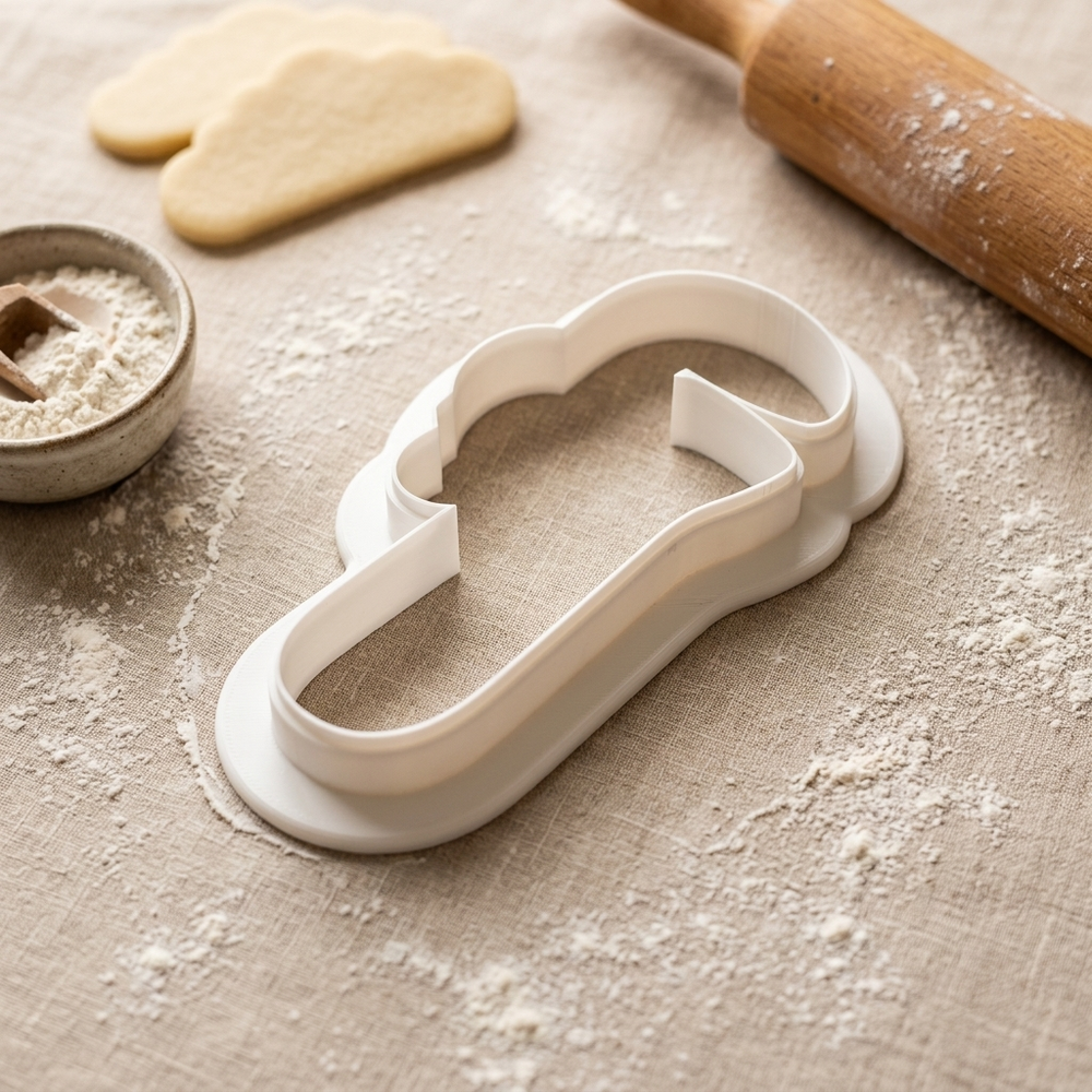 Plumber Pipe Wrench Cookie Cutter, 3D Printed Birthday Party Cutter