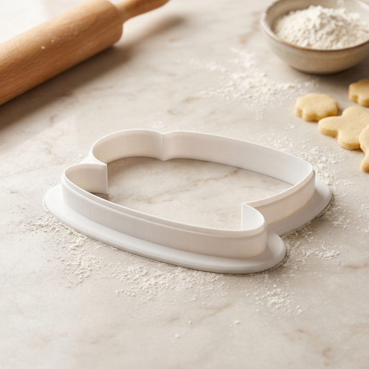 Barista Latte Art Cup Cookie Cutter, 3D Printed Food Theme Cutter