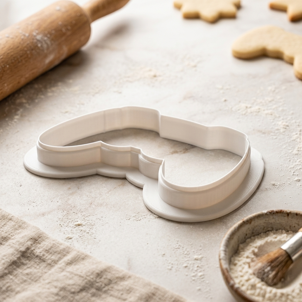 Video Game Controller Cookie Cutter, 3D Printed Birthday Party Cutter