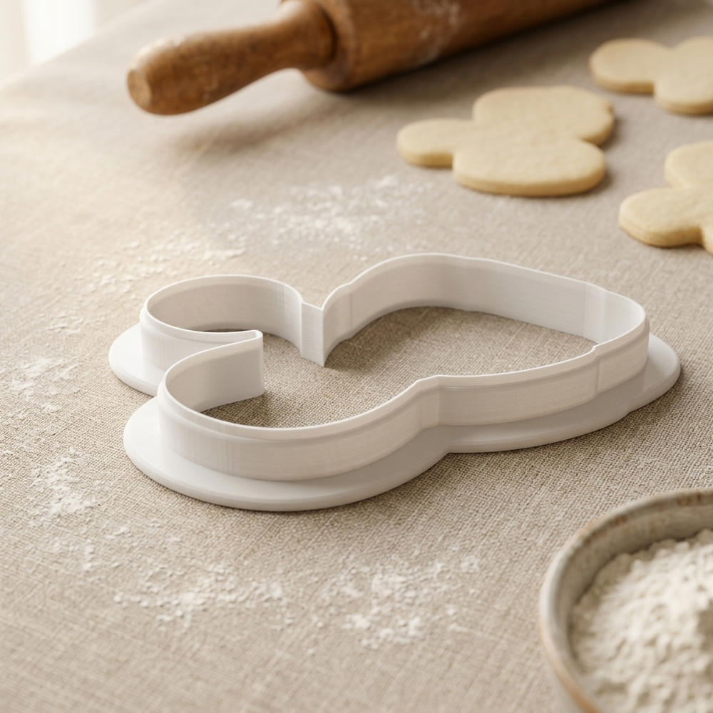 Stethoscope Cookie Cutter– 3D Printed for Cookies & Fondant