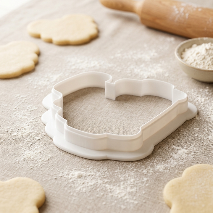 Camera Film Roll Cookie Cutter, 3D Printed Cutter for Fondant