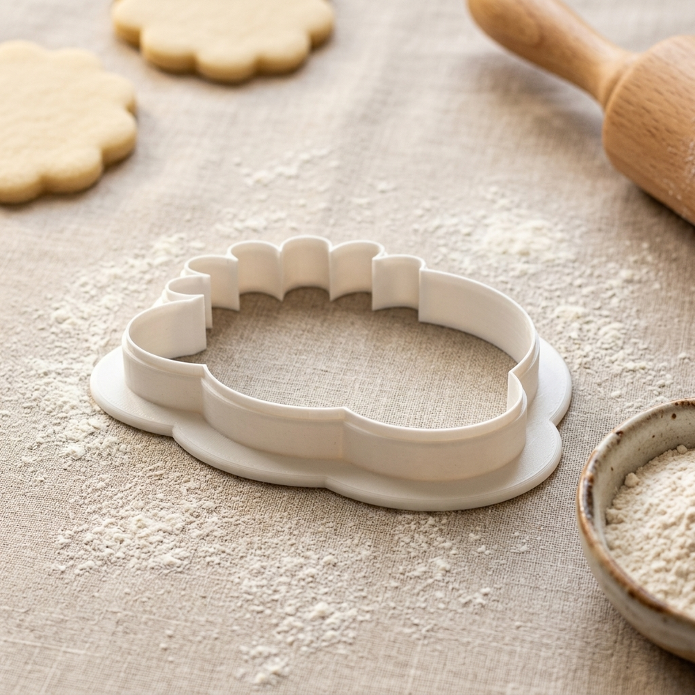 Rainbow Cloud Sun Cookie Cutter, 3D Printed Baby Shower Cutter