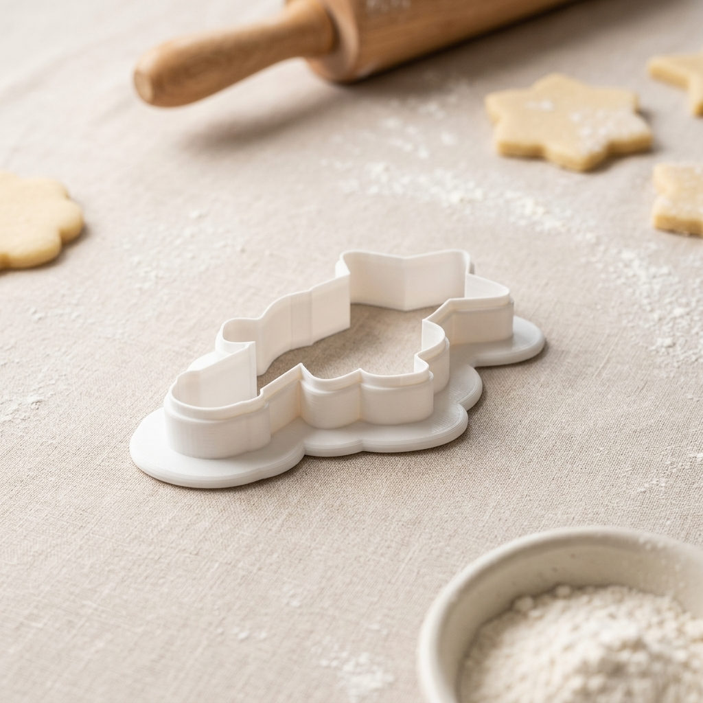 Star Wand Cookie Cutter, 3D Printed Birthday Party Cutter
