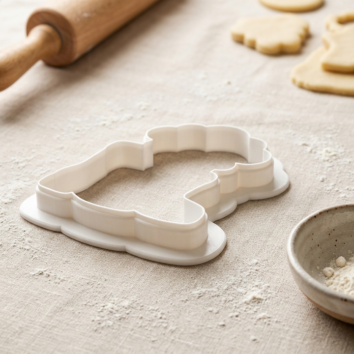 Cloud Rain Boots Cookie Cutter, 3D Printed Baby Shower Cutter