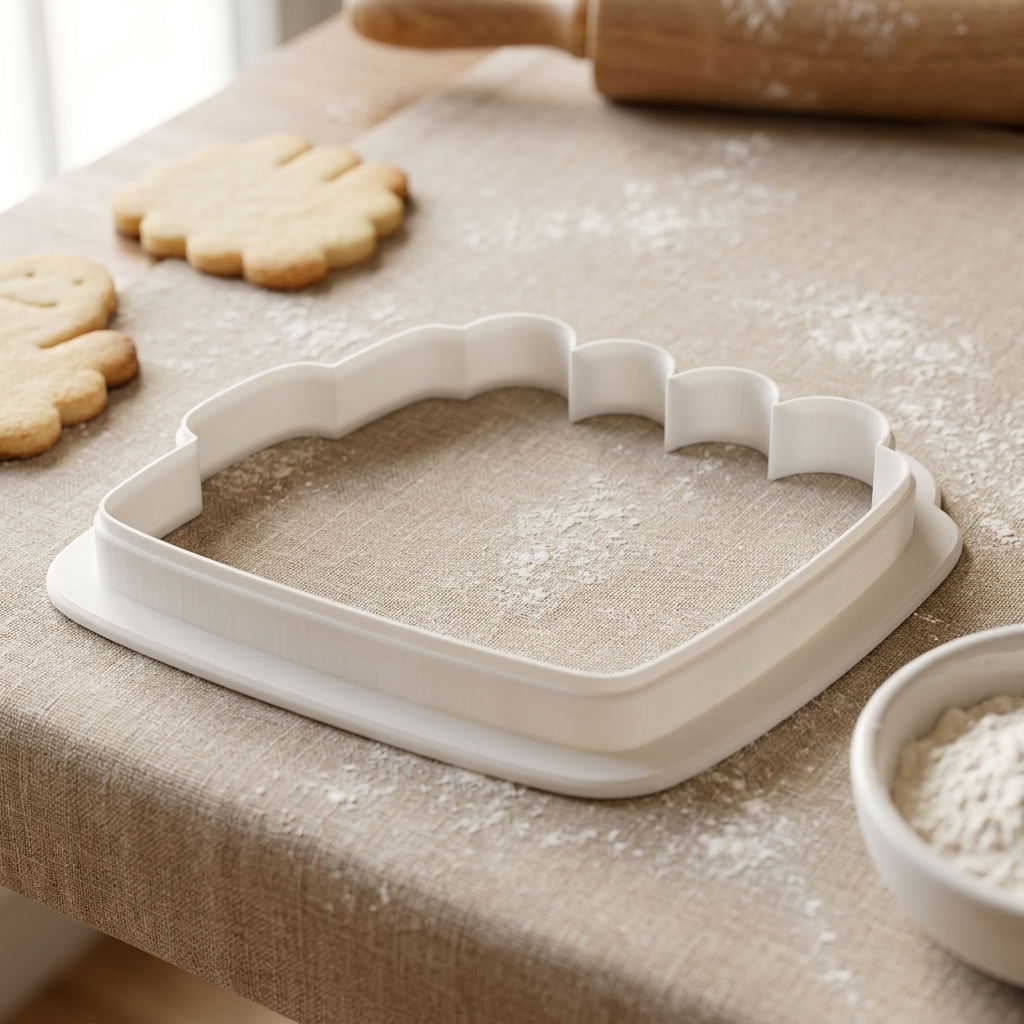 Desk Planner Cookie Cutter, 3D Printed Food Theme Cutter