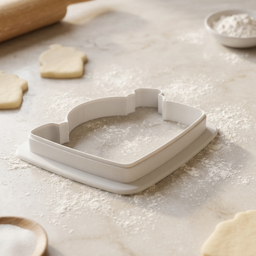 Microscope Slide Cookie Cutter, 3D Printed STEM Theme Cutter