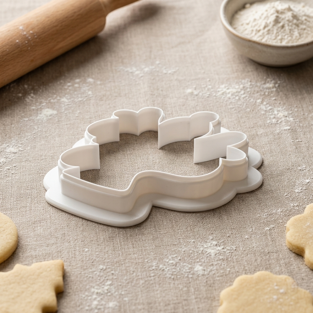 Easter Egg Tree Cookie Cutter, 3D Printed Easter Cutter