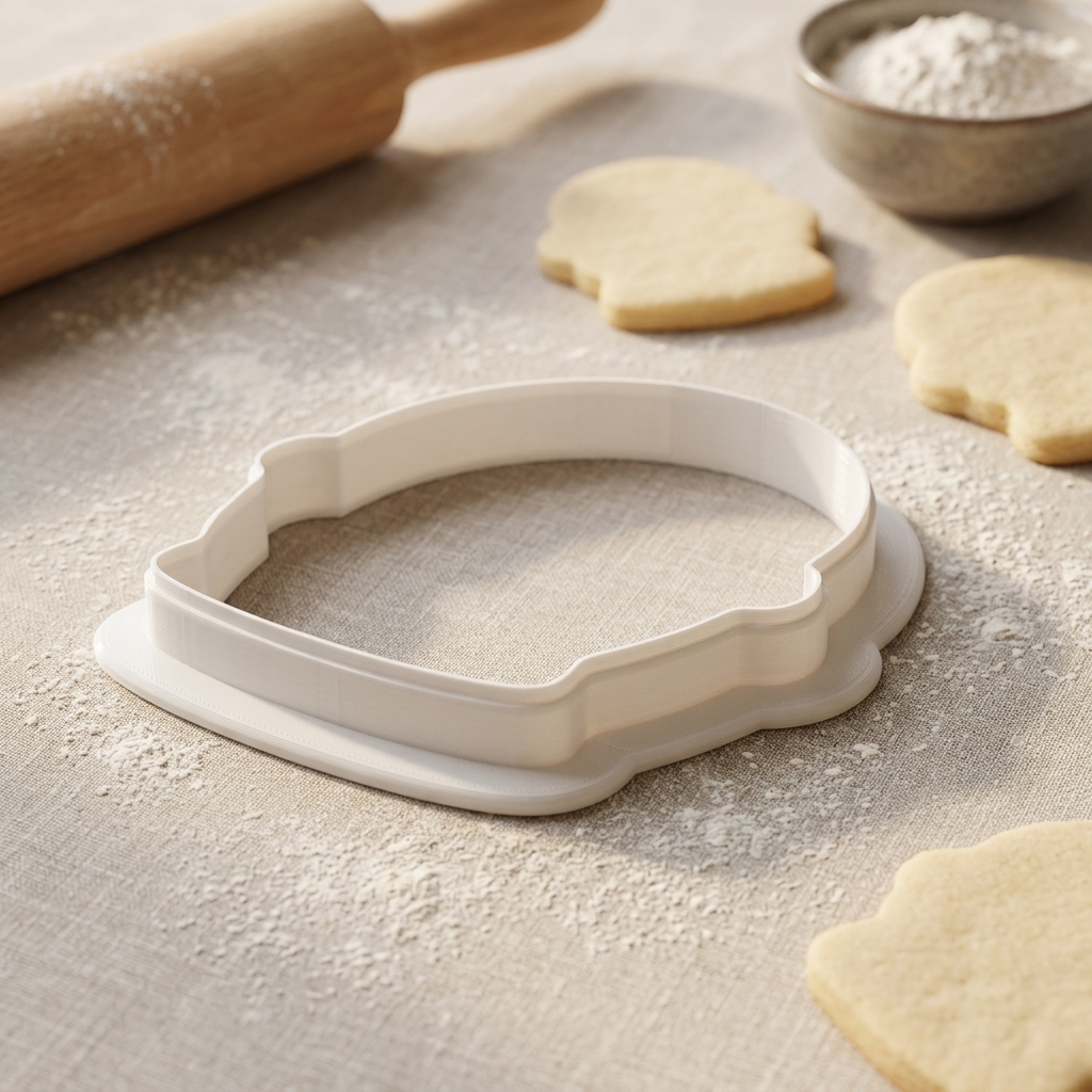 Purim Hamantaschen Basket Cookie Cutter, 3D Printed South Asian Festival Cutter