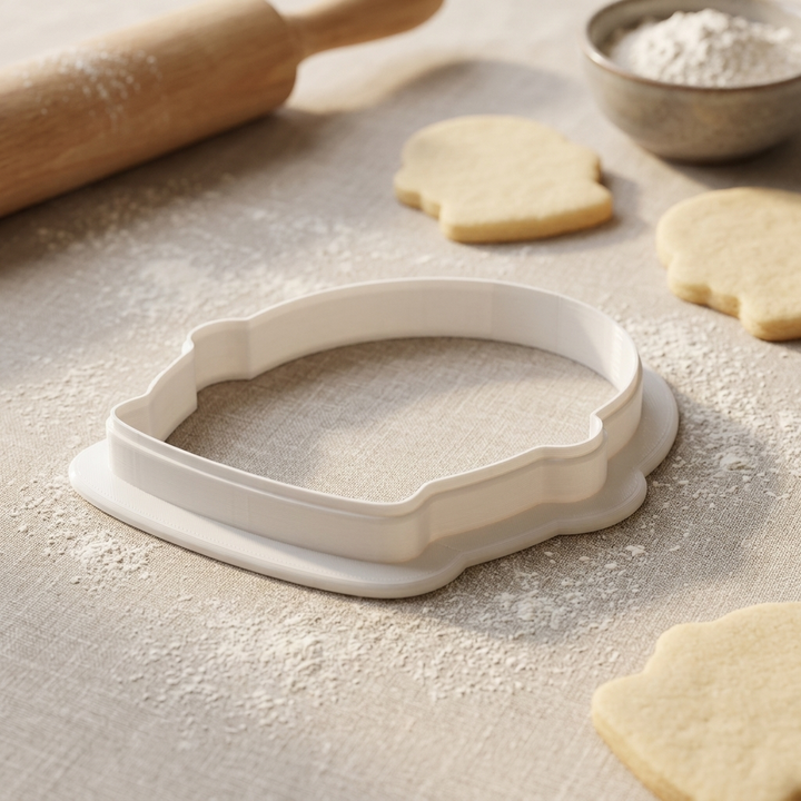 Purim Hamantaschen Basket Cookie Cutter, 3D Printed South Asian Festival Cutter